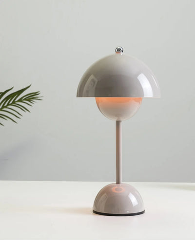 Dome-Shaped Table Lamp with Rounded Base