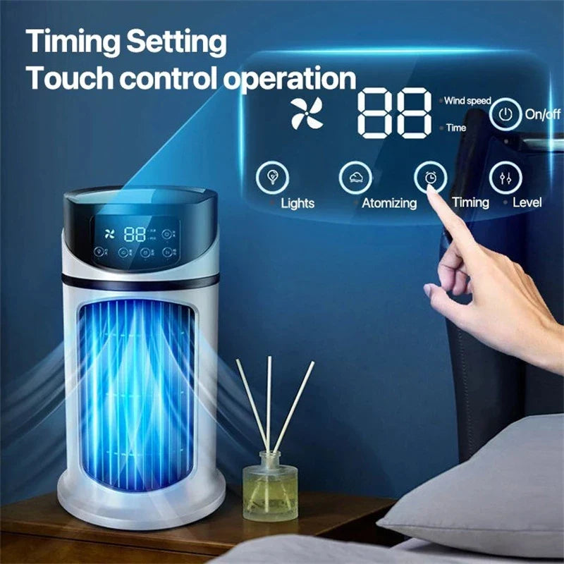 CoolBreeze Mini - 3-i-1 USB-luftkøler med 300 ml vandtank