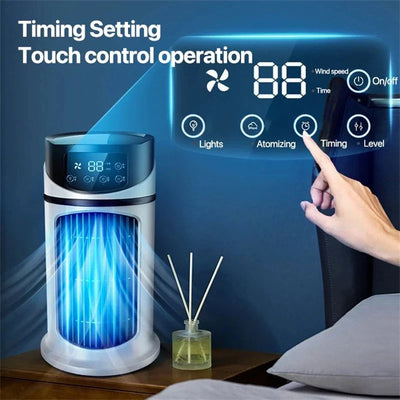 CoolBreeze Mini - 3-i-1 USB-luftkøler med 300 ml vandtank