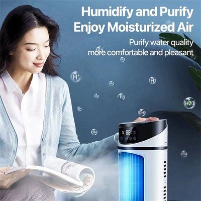 CoolBreeze Mini - 3-i-1 USB-luftkøler med 300 ml vandtank