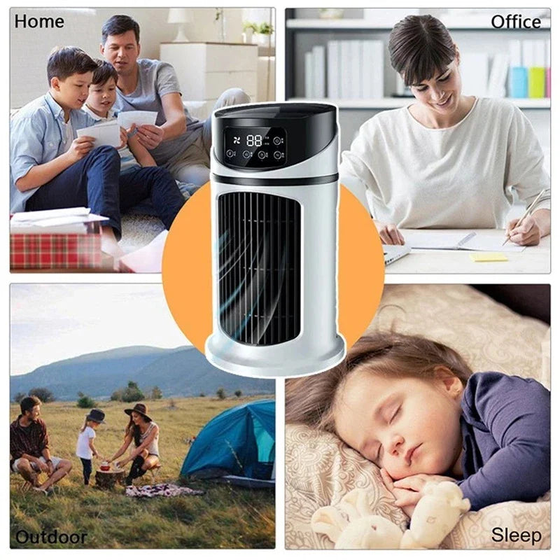 CoolBreeze Mini - 3-i-1 USB-luftkøler med 300 ml vandtank