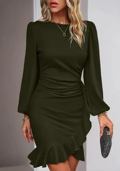 Catherine - Elegant kjole med lange ærmer