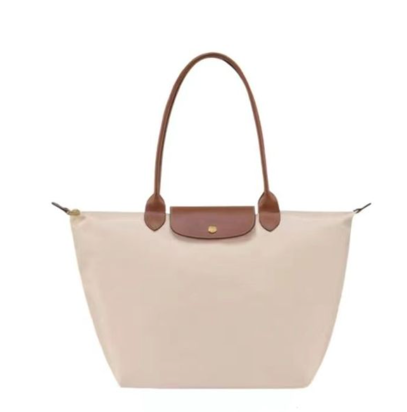 Women’s Handbag with Zipper Closure and Top Handles
