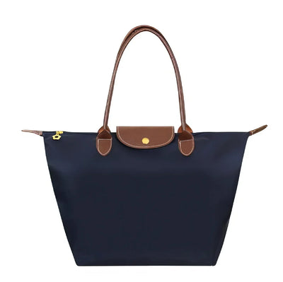 Women’s Handbag with Zipper Closure and Top Handles