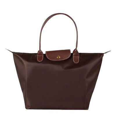 Women’s Handbag with Zipper Closure and Top Handles