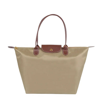 Women’s Handbag with Zipper Closure and Top Handles
