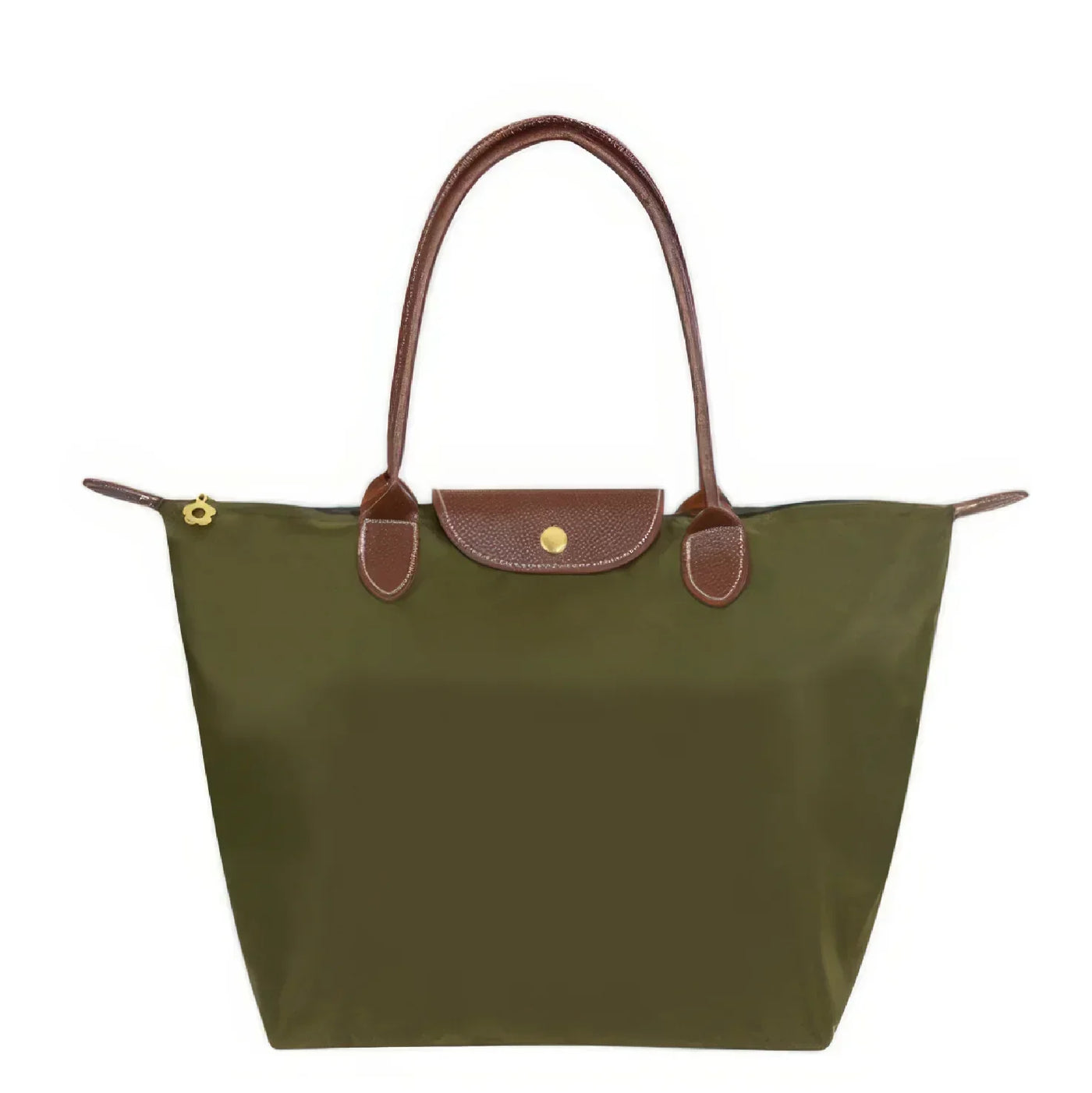 Women’s Handbag with Zipper Closure and Top Handles