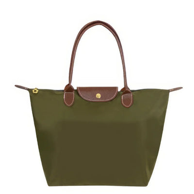 Women’s Handbag with Zipper Closure and Top Handles