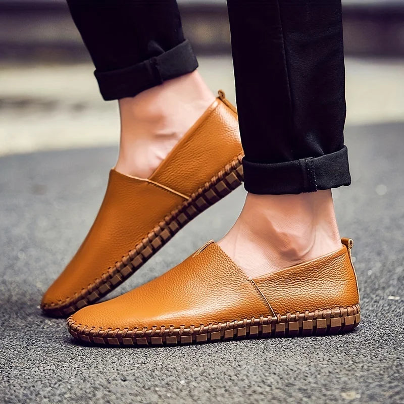 Matt - Elegant Men's Loafers Made From Genuine Leather