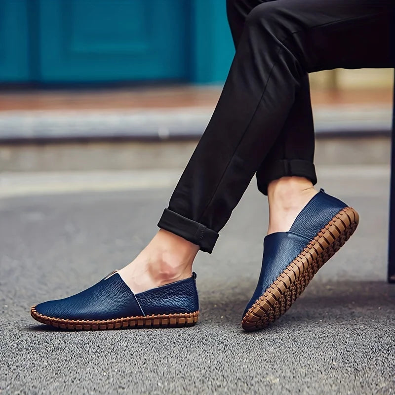 Matt - Elegant Men's Loafers Made From Genuine Leather