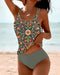 Sienna Women's Tankini Set - Elegant Swimsuit with High Top and Elastic Material