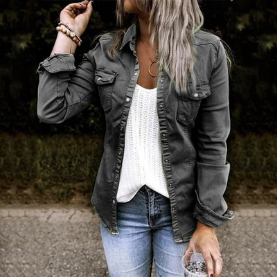 Sophia - Ultra trendy denimjakke