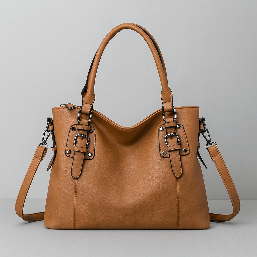 Women - Shoulder Bag - Elegant Faux Leather Style