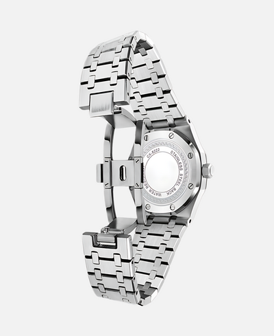 Elegant 41mm men's wristwatch with stainless steel case