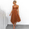 Solana women's midi dress - Elegant fitted cut and breathable fabric for special occasions