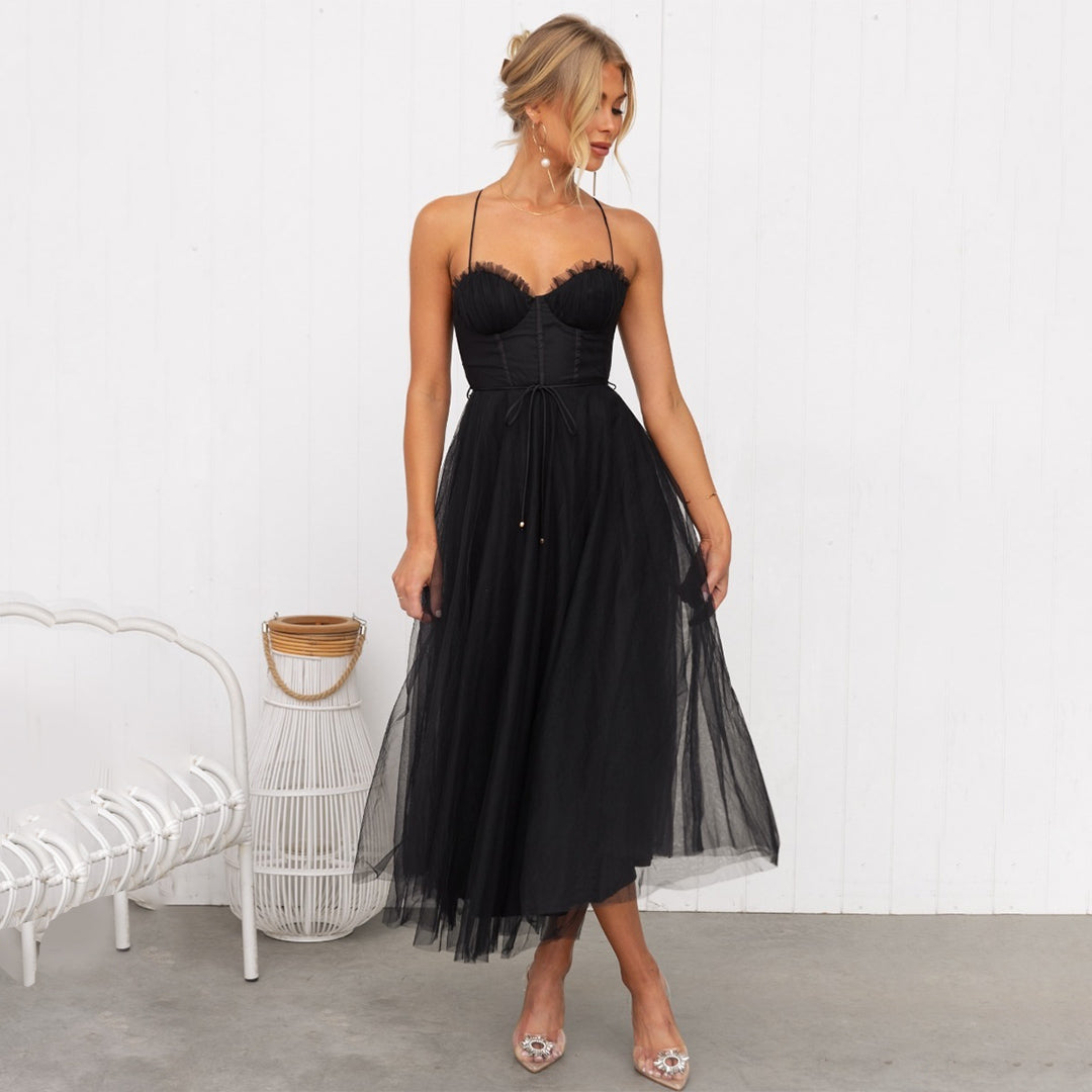 Solana women's midi dress - Elegant fitted cut and breathable fabric for special occasions