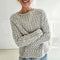 Women’s Loose Knit Round Neck Sweater