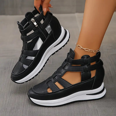 Women’s Cut-Out Sneaker Sandals with Adjustable Closure