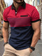 Louis｜Men's summer polo with stripes