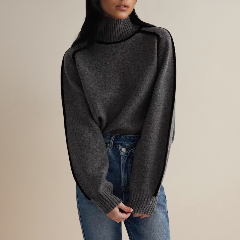 Bella | Cashmere rullekravesweater til kvinder