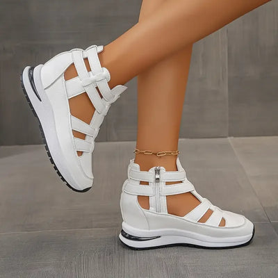 Women’s Cut-Out Sneaker Sandals with Adjustable Closure