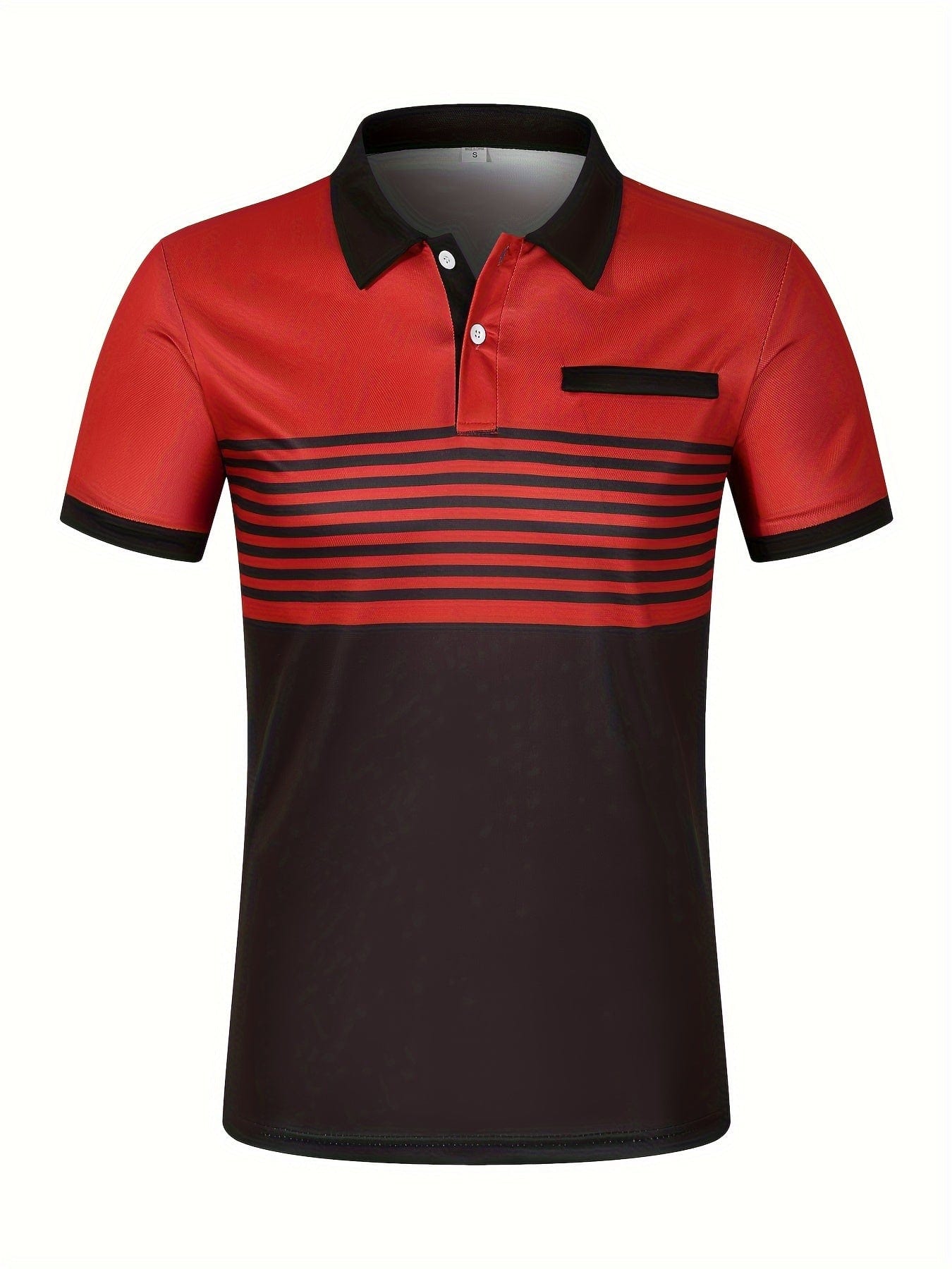 Louis｜Men's summer polo with stripes
