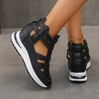 Women’s Cut-Out Sneaker Sandals with Adjustable Closure