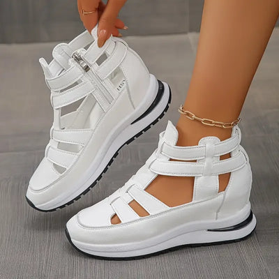 Women’s Cut-Out Sneaker Sandals with Adjustable Closure