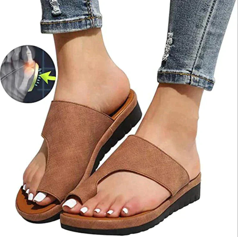 Women's Orthopedic Sandals Gaelle - Comfortable Hallux Correcting Sandals with Wide Cut
