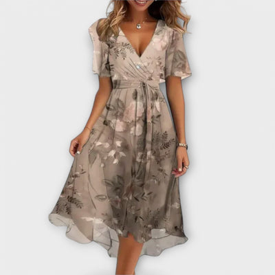 Mira - Women’s V-Neck Dress
