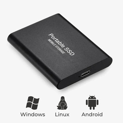 Ultra-fast external SSD - portable
