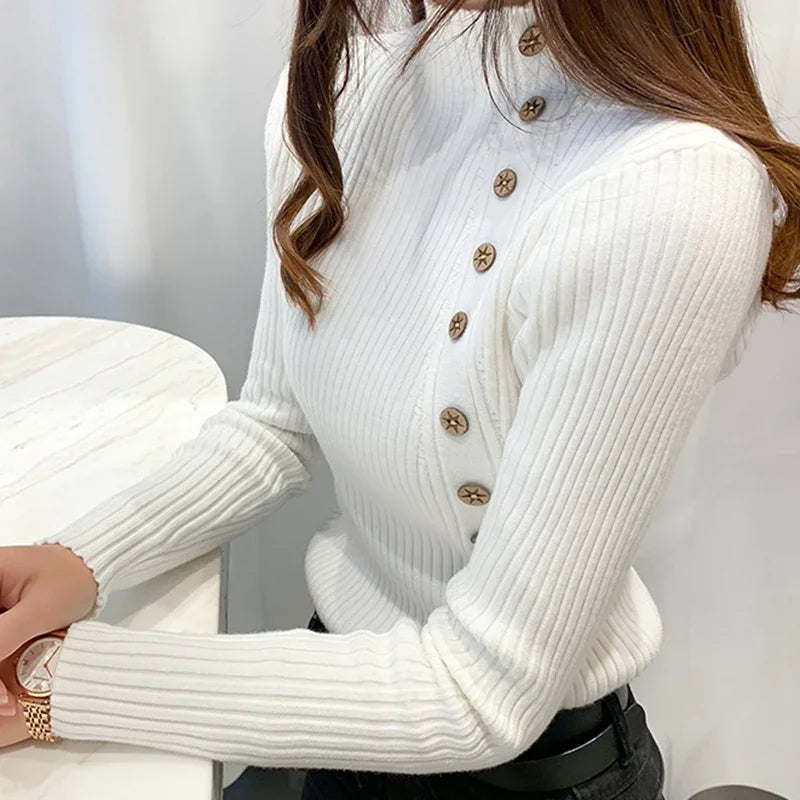 Bexley - Elegant strik sweater med rullekrave til kvinder